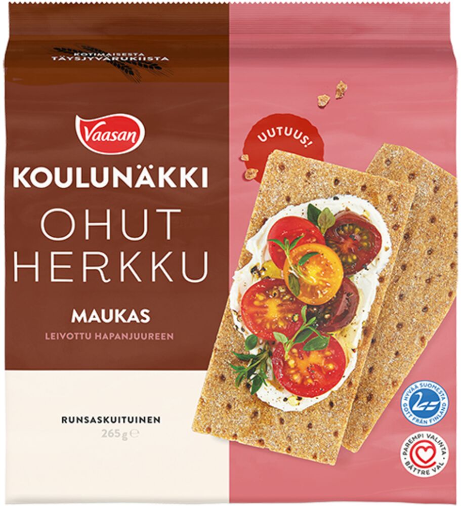 Vaasan Koulunäkki Ohut Herkku Maukas 265g - Packshot 2026
