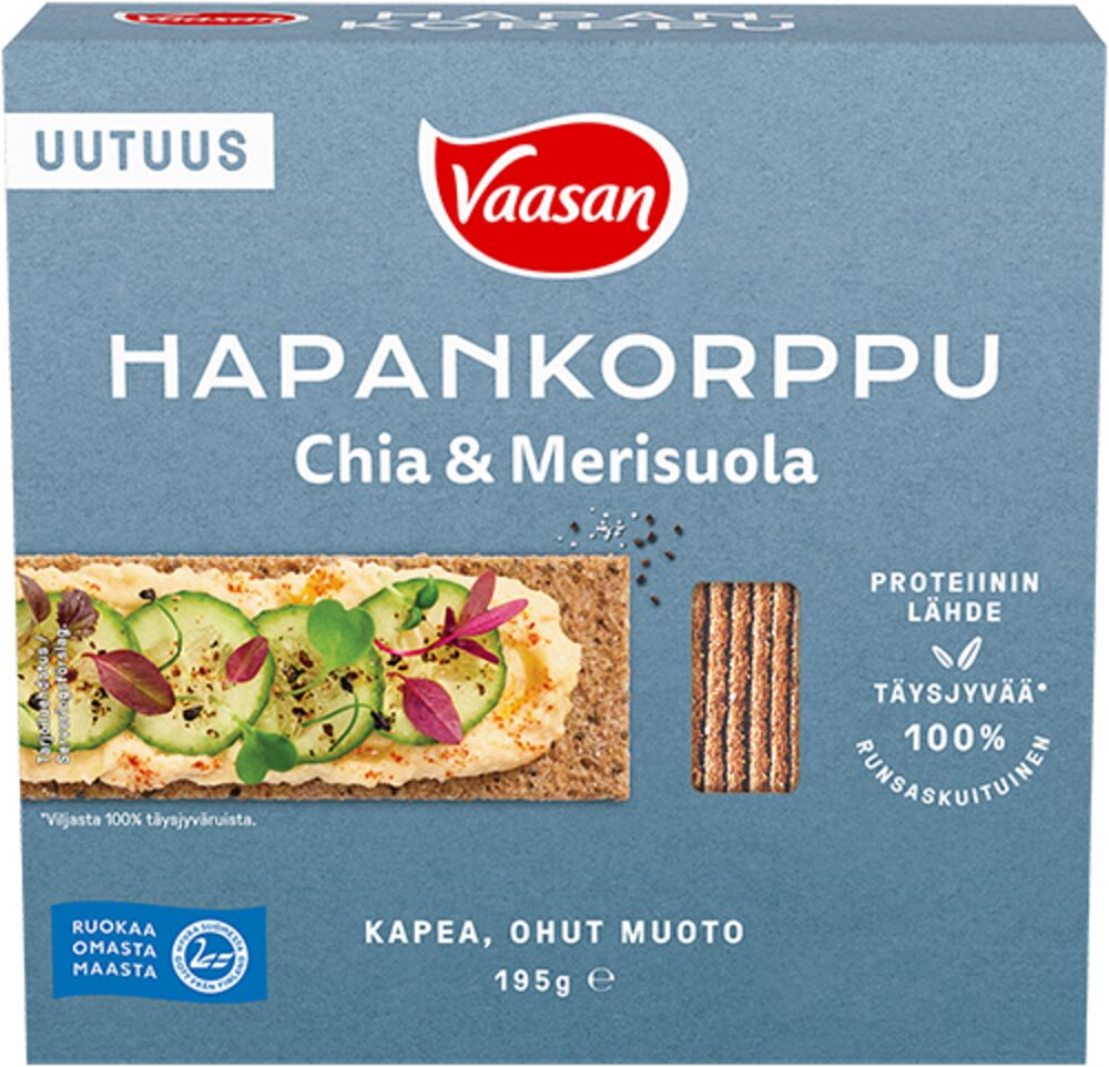 Vaasan Hapankorppu Chia&Merisuola 195g-packshot_2026